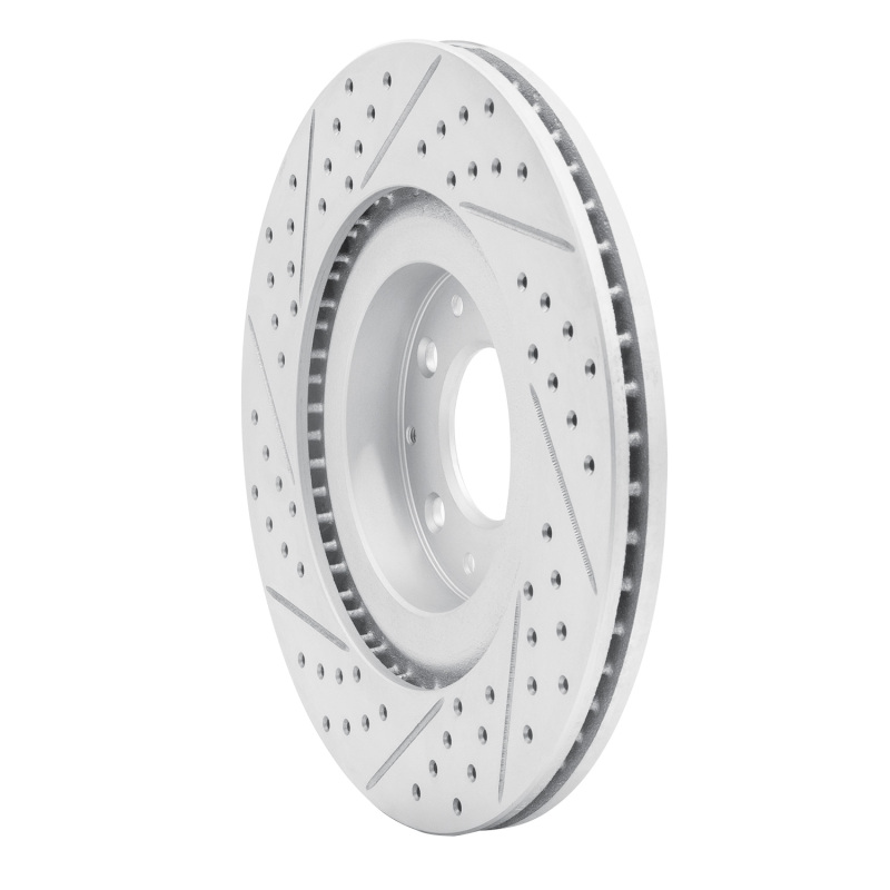 Mazda RX-8 Brake Rotor (1) - Front Right - DFC - DFC Geoperformance Rotor - Drilled and Slotted - `04-`11