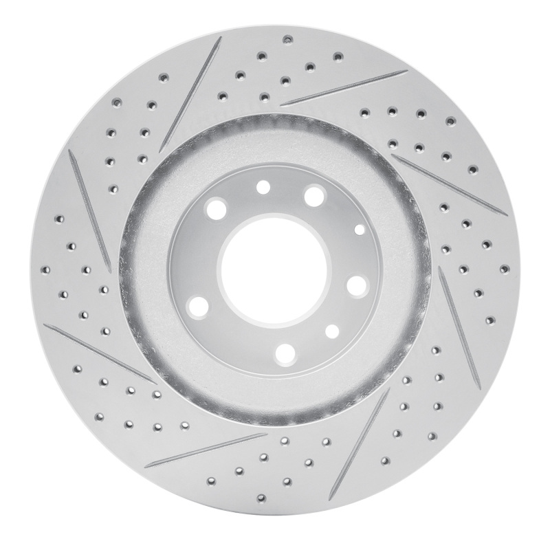 Mazda RX-8 Brake Rotor (1) - Front Right - DFC - DFC Geoperformance Rotor - Drilled and Slotted - `04-`11