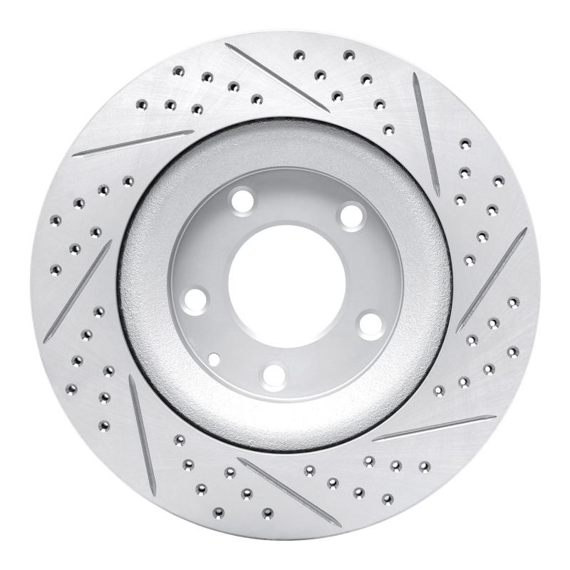 Mazda Rx-8 Brake Rotor (1) - Rear Left - DFC - Geoperformance Rotor - Drilled and Slotted - `04-`11