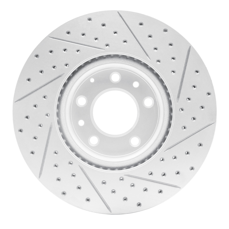 Mazda 6 Brake Rotor (1) - Front Left - DFC - Drilled & Slotted Geoperformance - `06-`07
