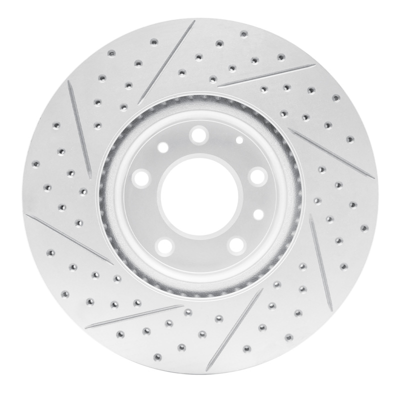 Mazda 6 Brake Rotor (1) - Front Right - DFC - Drilled & Slotted Geoperformance - `06-`07
