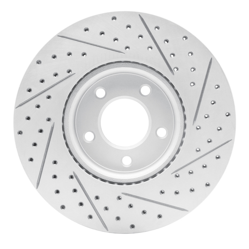 Mazda 3 Brake Rotor (1) - Front Left - DFC - Geoperformance Drilled & Slotted - `07-`13