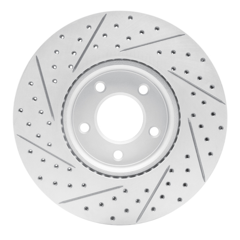 Mazda 3 Brake Rotor (1) - Front Right - DFC - Drilled & Slotted Geoperformance - `07-`13