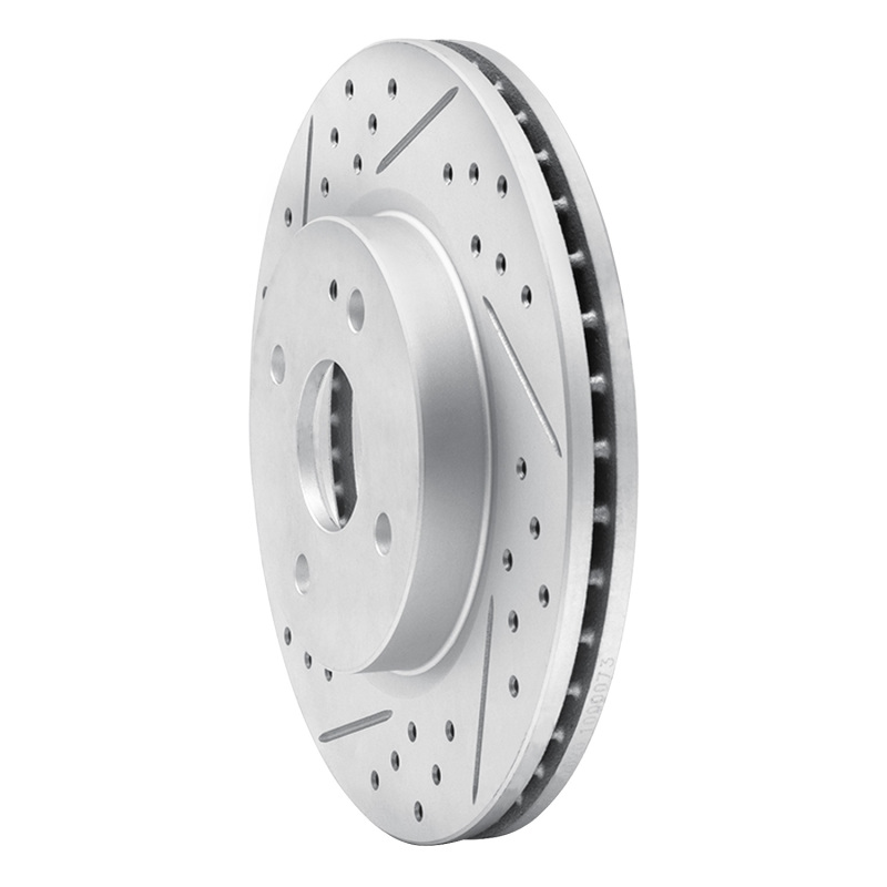 Mazda 2 Brake Rotor (1) - Front Left - DFC - Geoperformance Drilled & Slotted - `11-`15