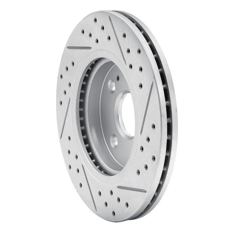 Mazda 2 Brake Rotor (1) - Front Left - DFC - Geoperformance Drilled & Slotted - `11-`15