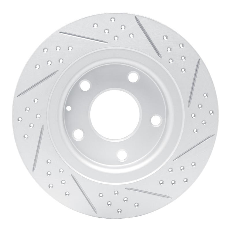 Mazda 6 Brake Rotor (1) - Rear Left - DFC - Drilled & Slotted Geoperformance - `14-`21