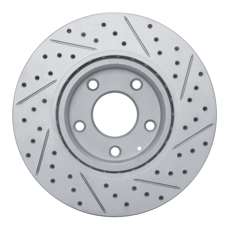 Mazda 3 Brake Rotor (1) - Front Left - DFC - Geoperformance Drilled & Slotted - `14-`24