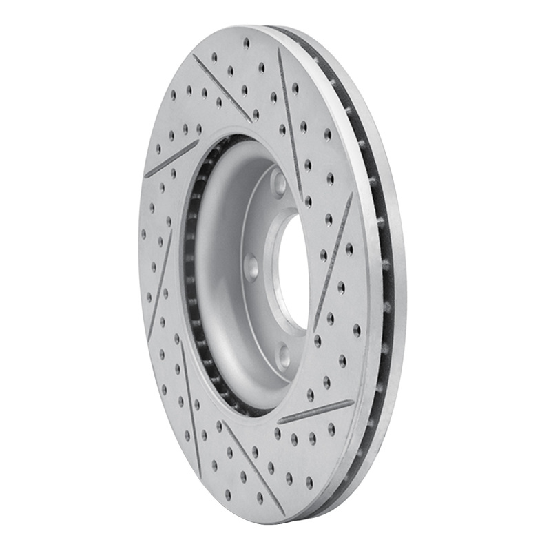 Mazda 3 Brake Rotor (1) - Front Left - DFC - Geoperformance Drilled & Slotted - `04-`15