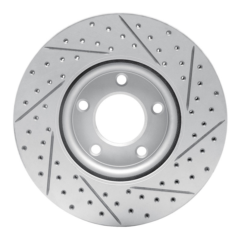 Mazda 3 Brake Rotor (1) - Front Left - DFC - Geoperformance Drilled & Slotted - `04-`15