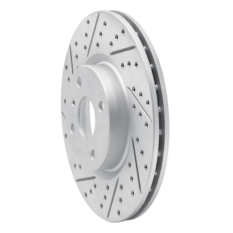 Mazda MX-5 Miata Brake Rotor (1) - Front Left - DFC - Drilled & Slotted Geoperformance - `16-`25