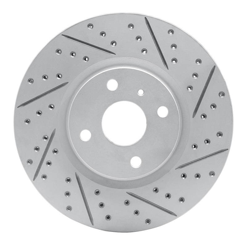 Mazda MX-5 Miata Brake Rotor (1) - Front Right - DFC - Drilled & Slotted Geoperformance - `16-`25