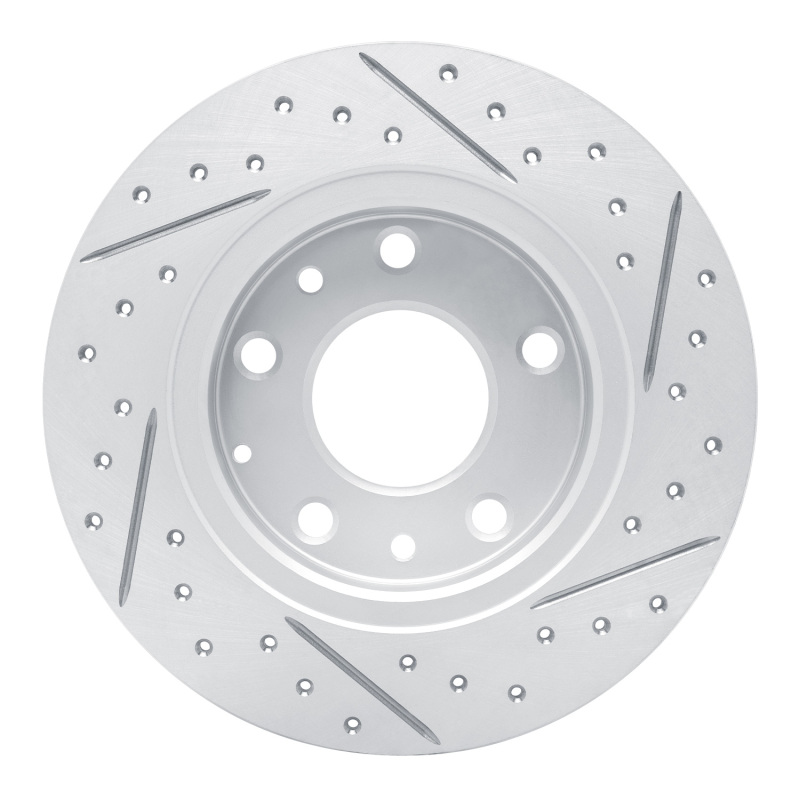 Mazda CX-30 Brake Rotor (1) - Rear Left - DFC - Drilled and Slotted Geoperformance - `14-`25