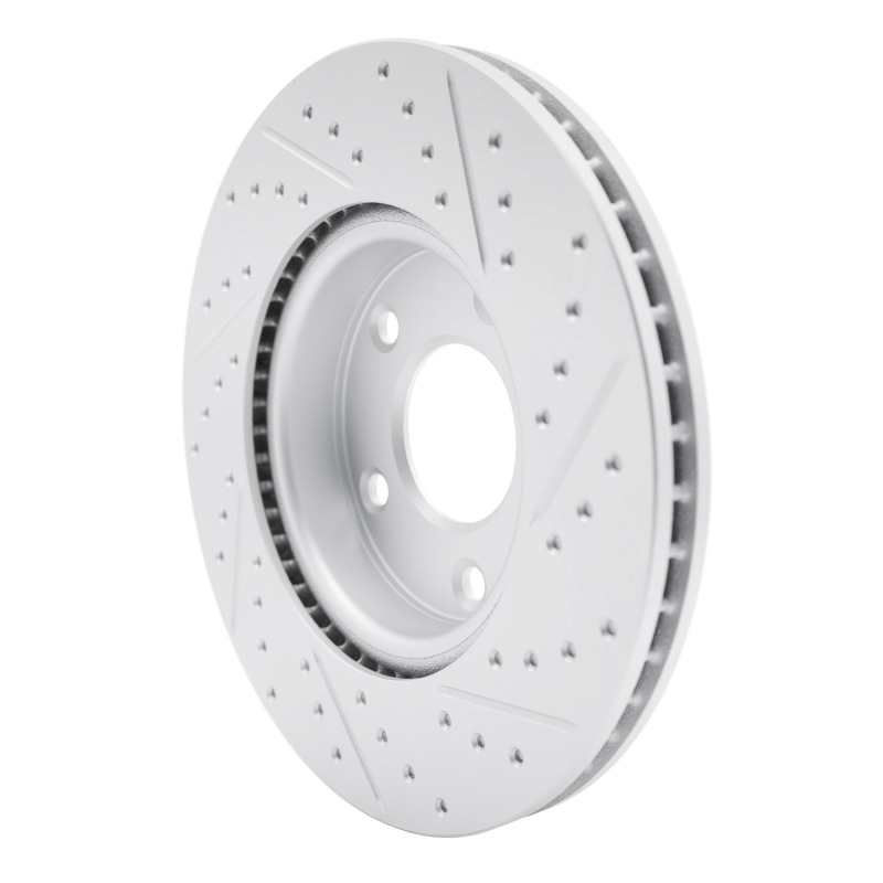 Mazda 3 Brake Rotor (1) - Front Left - DFC - Drilled & Slotted Geoperformance - `19-`25