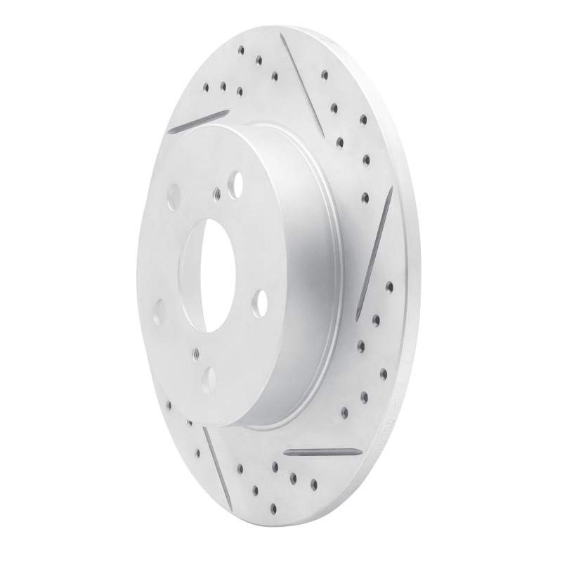 Scion Tc Brake Rotor (1) - Rear Right - DFC - Drilled & Slotted Geoperformance - `11-`16