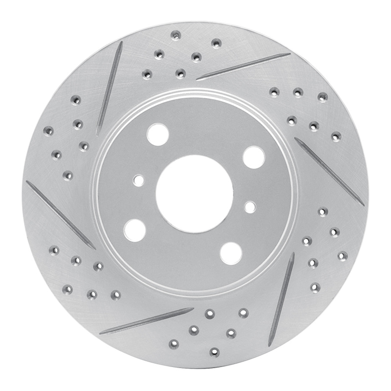 Scion Xa Brake Rotor (1) - Front Left - DFC - Drilled & Slotted Geoperformance - `04-`06