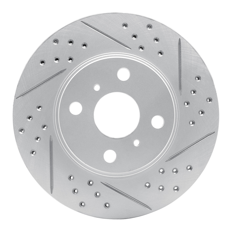 Scion Xb Brake Rotor (1) - Front Right - DFC - Geoperformance Rotor - Drilled and Slotted - `04-`06