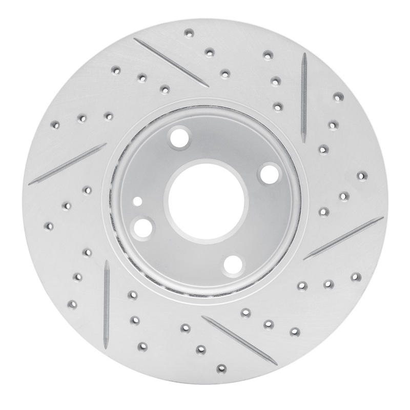 Mazda 2 Brake Rotor (1) - Front Left - DFC - Geoperformance Rotors - Drilled & Slotted - `16-`25
