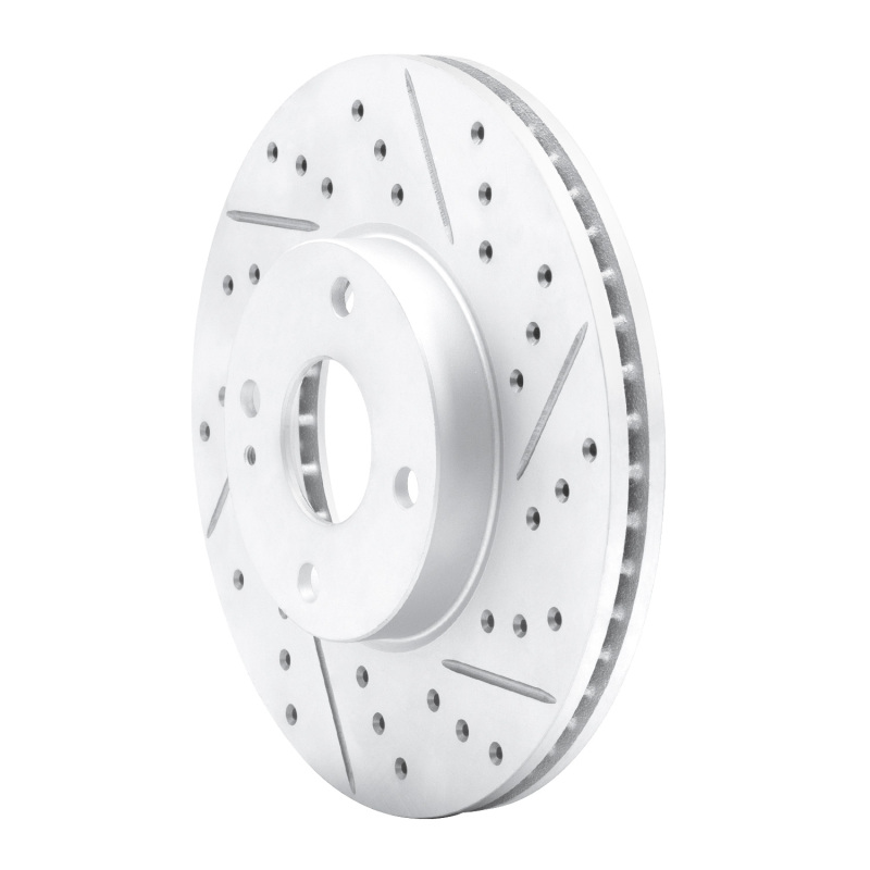 Mazda 2 Brake Rotor (1) - Front Right - DFC - Geoperformance Rotors - Drill & Slot - `16-`25