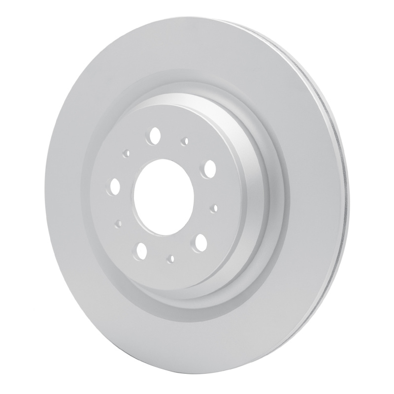 Tesla Model Y Brake Rotor (1) - Rear - DFC - Plain Geomet Coated - `17-`25