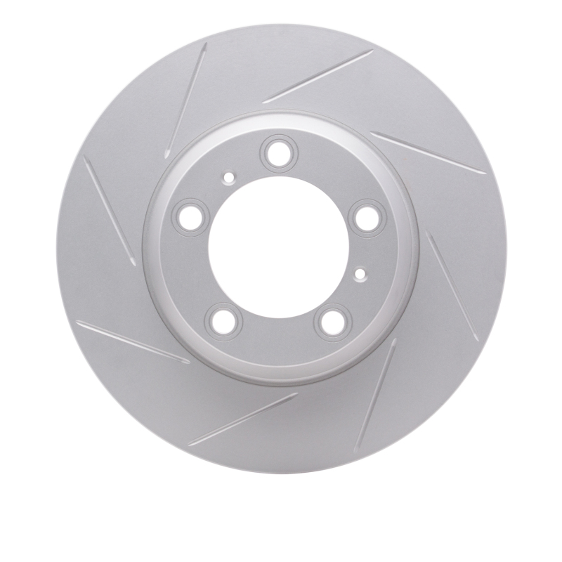 Porsche Panamera Brake Rotor (1) - Right Rear - DFC - Geomet Coated Rotors - Slotted - `10-`20