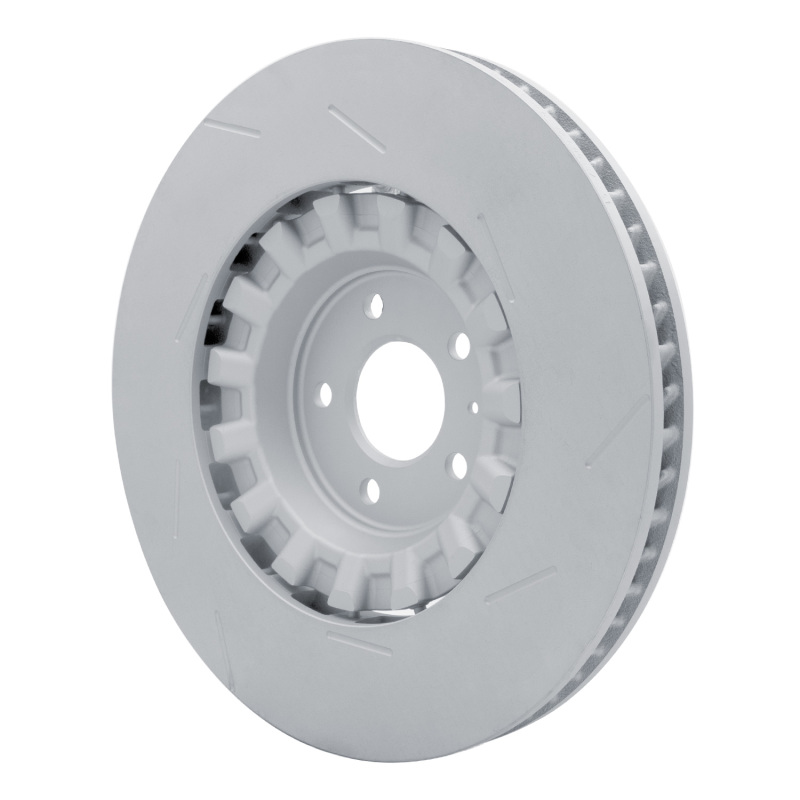 Porsche Macan Brake Rotor (1) - Left Front - DFC - Slotted Hi-Carbon Alloy Geomet Coated - `17-`18