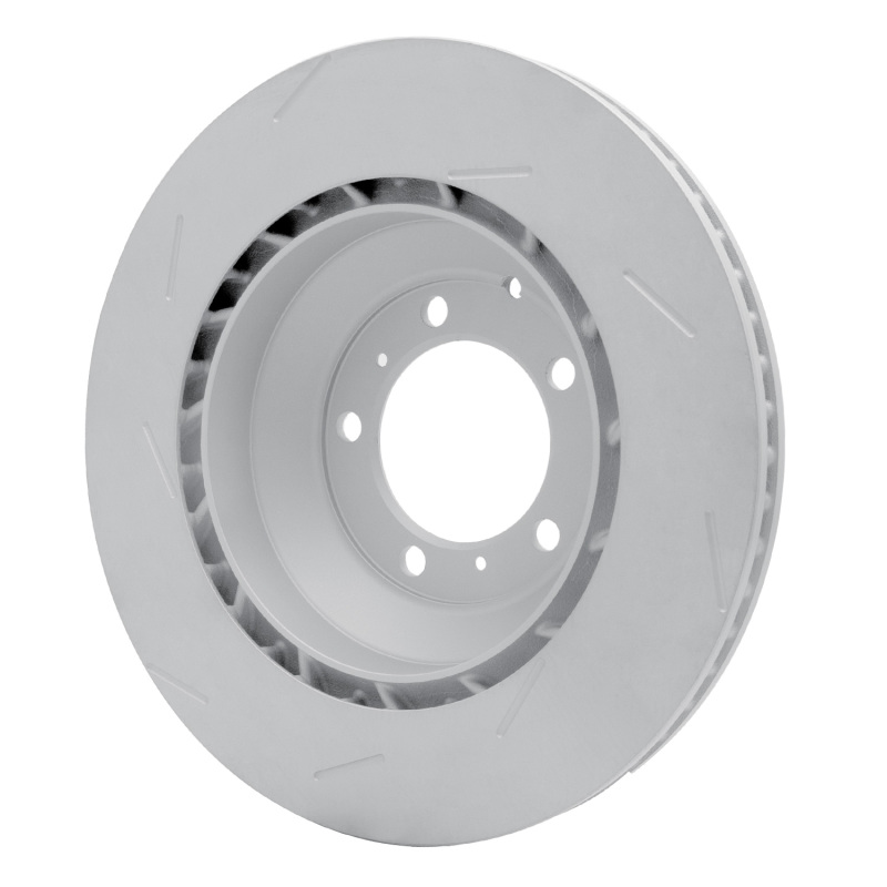 Porsche Panamera Brake Rotor (1) - Rear - DFC - Slotted, Hi-Carbon Alloy, Geomet Coated - `18-`23