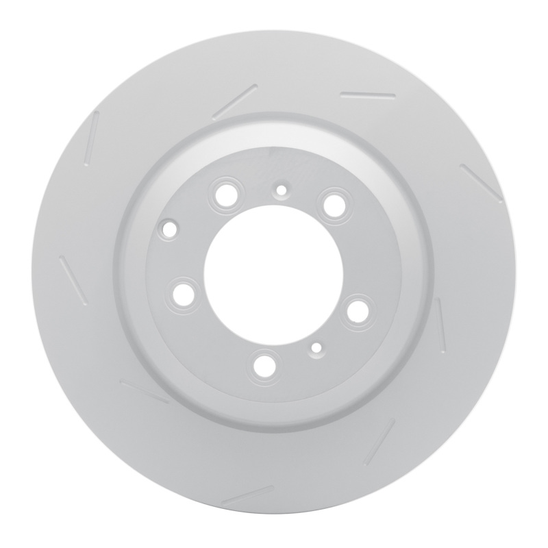 Porsche Panamera Brake Rotor (1) - Right Rear - DFC - Slotted Hi-Carbon Alloy Geomet Coated - `18-`23