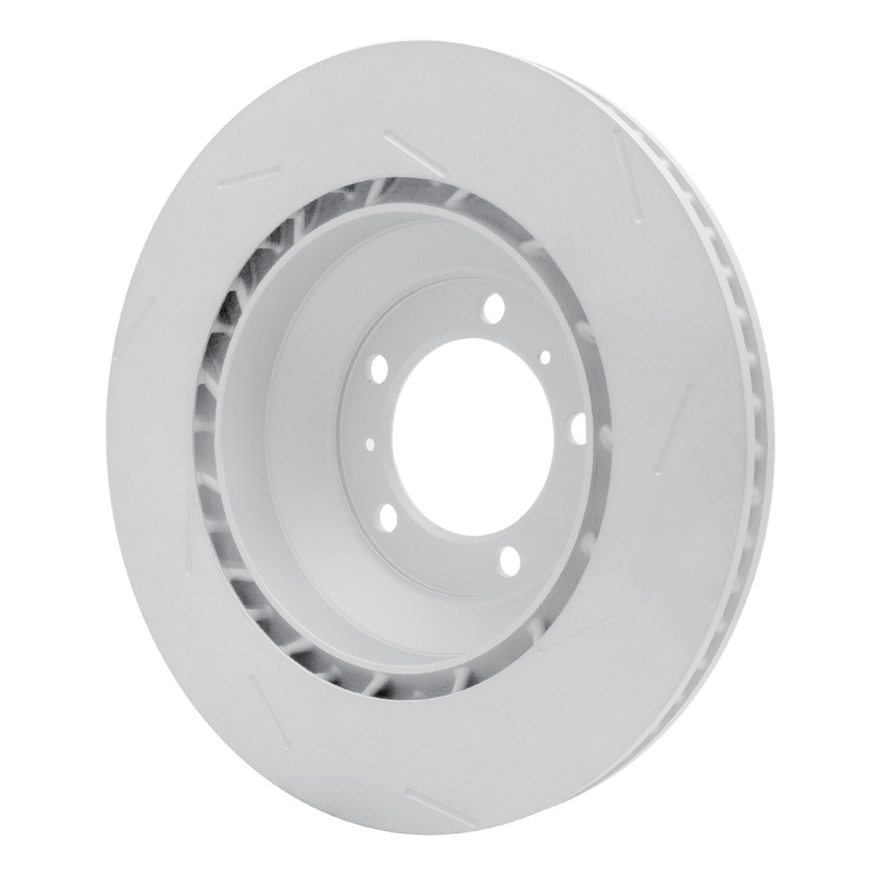 Porsche Panamera Brake Rotor (1) - Right Rear - DFC - Slotted Hi-Carbon Alloy Geomet Coated - `18-`23