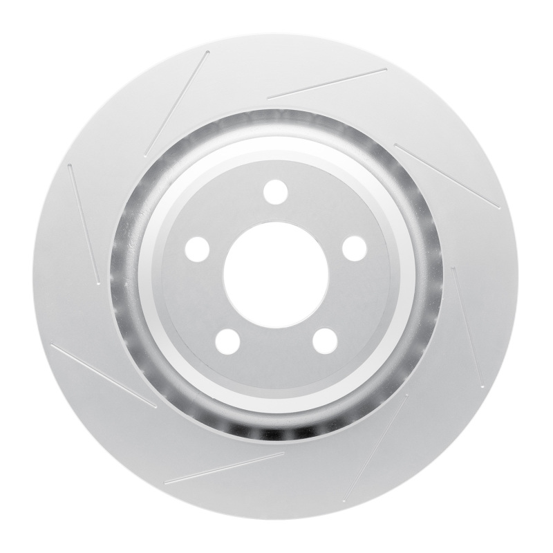 Chrysler 300 Brake Rotor - Rear - DFC - Geomet Coated + Slotted - `05-`23