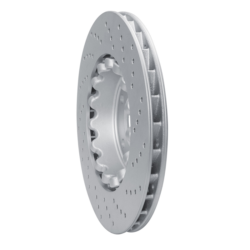 BMW 330i Brake Rotor (1) - Left Front - DFC - Hi-Carbon Alloy Geomet Coated - Drilled - `01-`08