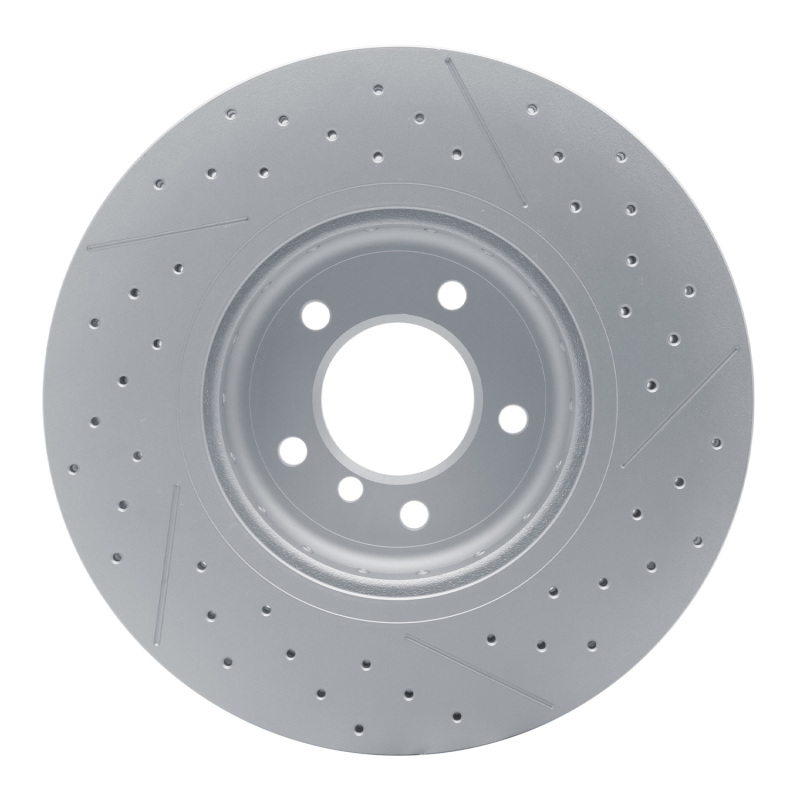 BMW 135IS Brake Rotor (1) - Front - DFC - Dimp & Slot - 2013
