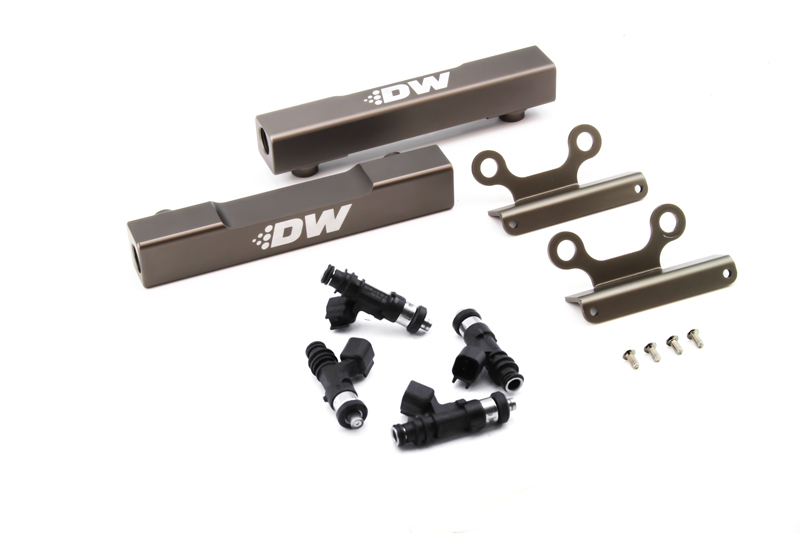 Subaru WRX STI Fuel Rail Upgrade Kit - DeatschWerks - Top Feed with 750cc Injectors - `07-`15