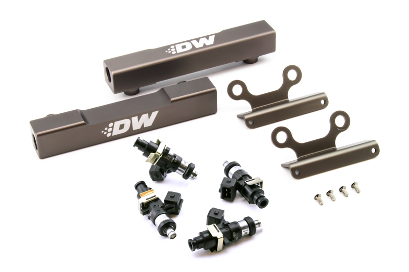 Subaru WRX STI Fuel Rail Upgrade Kit - DeatschWerks - Top Feed w/ 1500cc Injectors - `07-`15