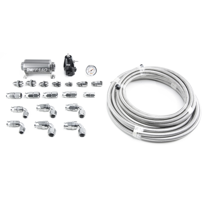 GMC Yukon Plumbing Kit - DeatschWerks - DW400 Pump Module Return Plumbing Kit SS PTFE - `05-`19