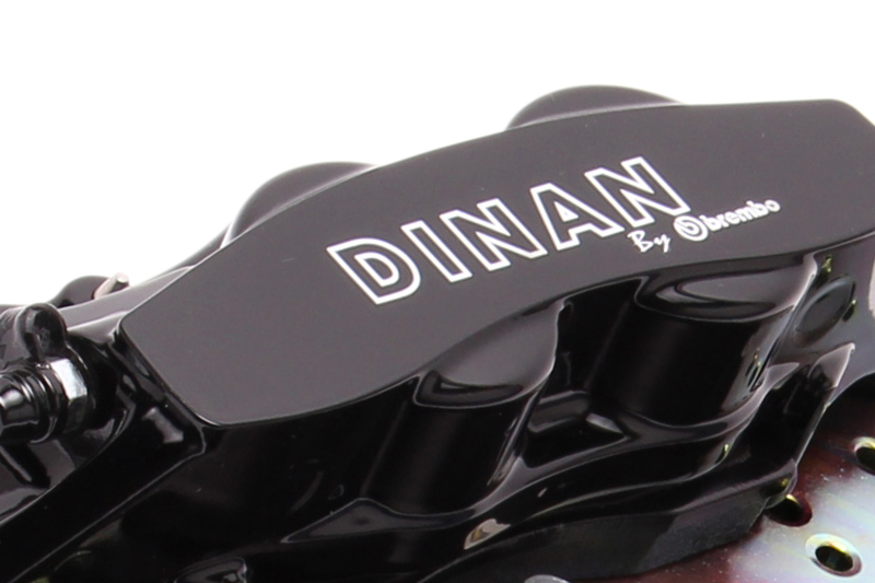 BMW M5 Brake Kit - Front - Dinan - Drilled Rotors + Dinan-spec Brake Pads - Black - `06-`10