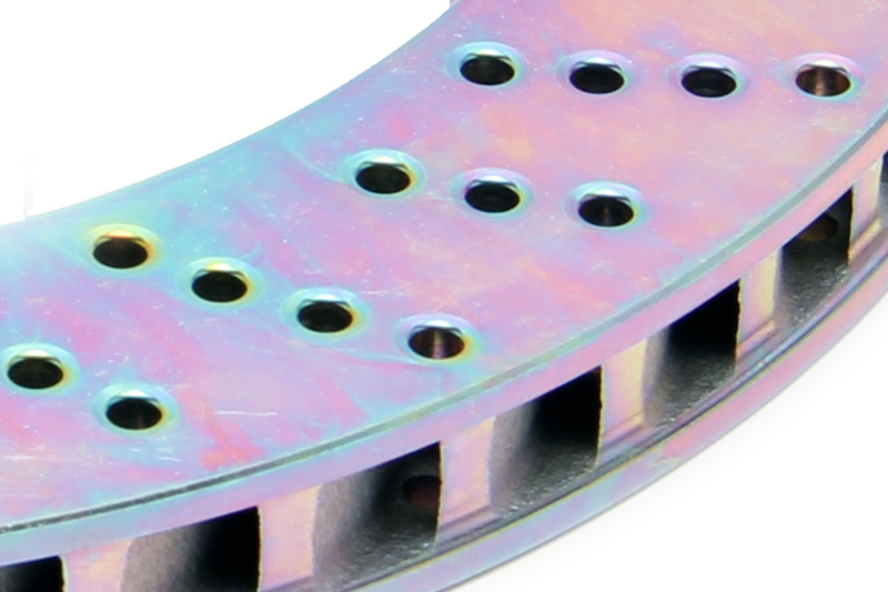 BMW M4 Brake Kit - Front - Dinan - Drilled Rotors + 6-piston Calipers + Dinan-spec Pads - Red - `15-`21