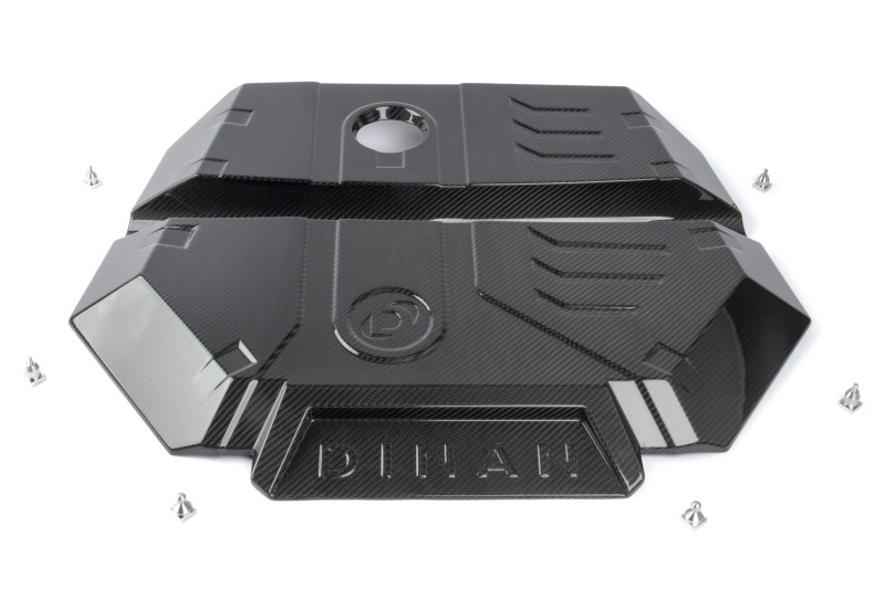 BMW X3 M Engine Cover - Dinan - 2x2 Carbon Fiber - Carbon Fiber - `20-`25