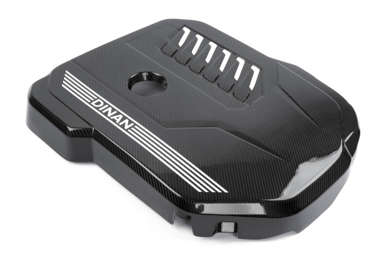 BMW X4 M40i Engine Cover - Dinan - Gloss Twill Carbon Fiber - Gloss Carbon Fiber - `20-`26