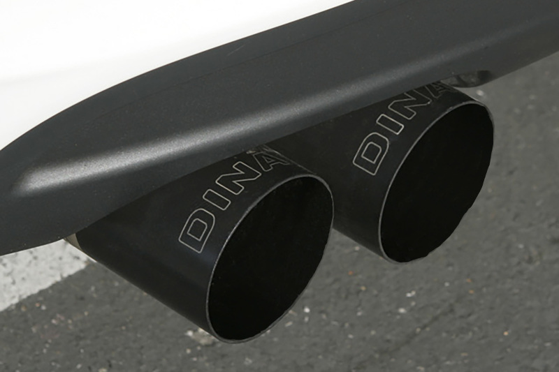 BMW 135is Performance Exhaust - Rear - Dinan - Axle Back, Freeflow - Black - 2013