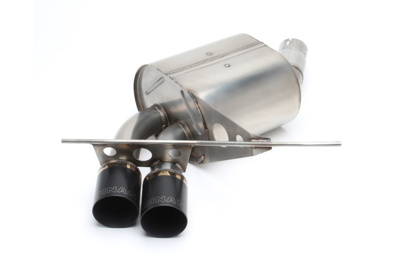 BMW 135is Performance Exhaust - Rear - Dinan - Axle Back, Freeflow - Black - 2013