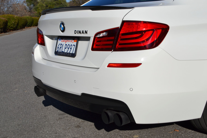 BMW 550i xDrive Performance Exhaust - Dinan - Axleback, Freeflow - Black - `11-`16
