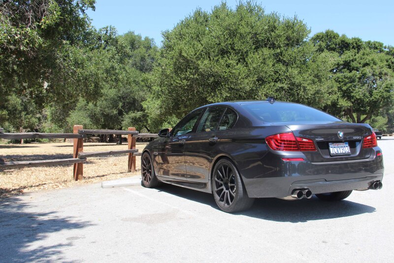 BMW 550i xDrive Performance Exhaust - Dinan - Freeflow Axleback - Polished - `11-`16