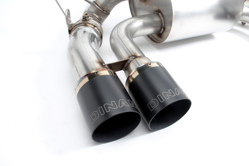 BMW M3 Performance Exhaust - Dinan - Axleback Freeflow - Black - `15-`20
