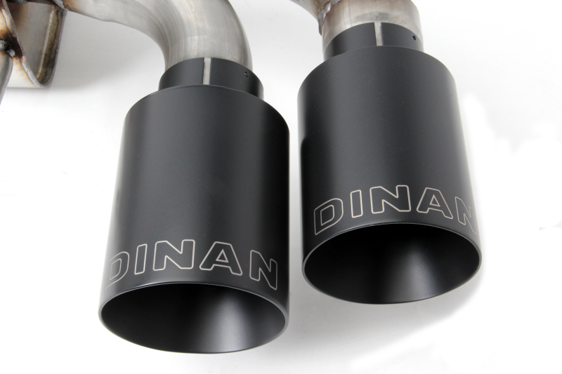 BMW M550i xDrive Performance Exhaust - Dinan - Axleback, Free Flow - Black - `18-`23