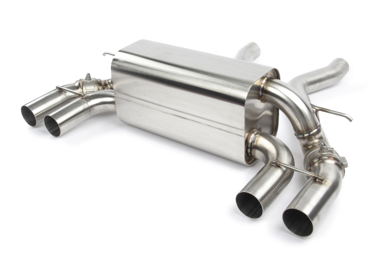 BMW M2 Competition Performance Exhaust - Dinan - Axleback + X-Pipe Freeflow - Black - `19-`21
