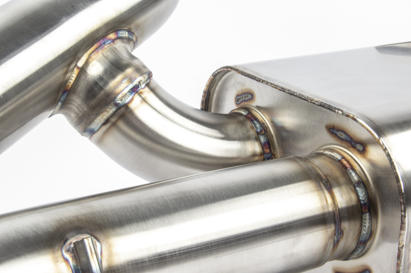 BMW M440i Performance Exhaust - Dinan - Axleback, Quad Tips, T304 Stainless Steel, Black Ceramic Coated - Black - `20-`26