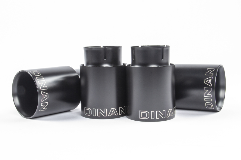 BMW M440i Performance Exhaust - Dinan - Axleback, Quad Tips, T304 Stainless Steel, Black Ceramic Coated - Black - `20-`26