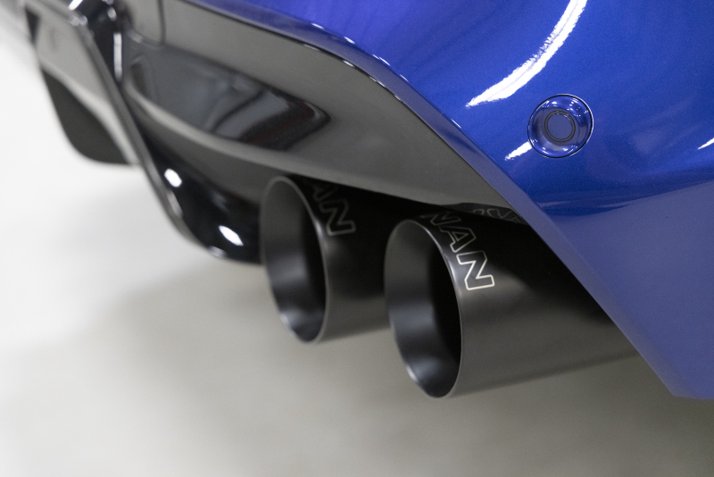 BMW X5 M Competition Performance Exhaust - Dinan - Axleback, Freeflow, Valved, Stainless Steel - Polished Tips - Polished - `20-`26