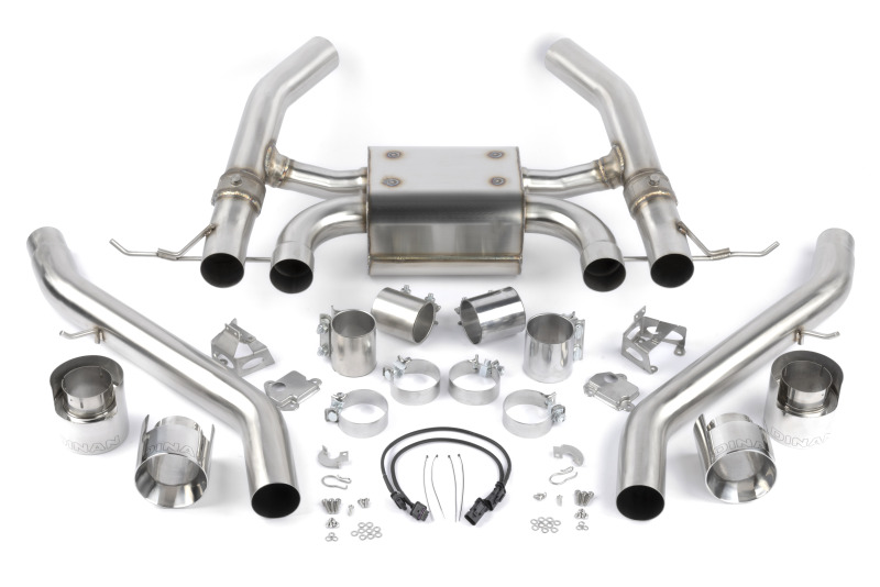 BMW M4 Performance Exhaust - Dinan - Valved Axle Back - Polished - `21-`26