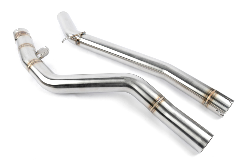 Toyota GR Supra Performance Exhaust - Dinan - Axleback, Valved - Polished - `20-`26